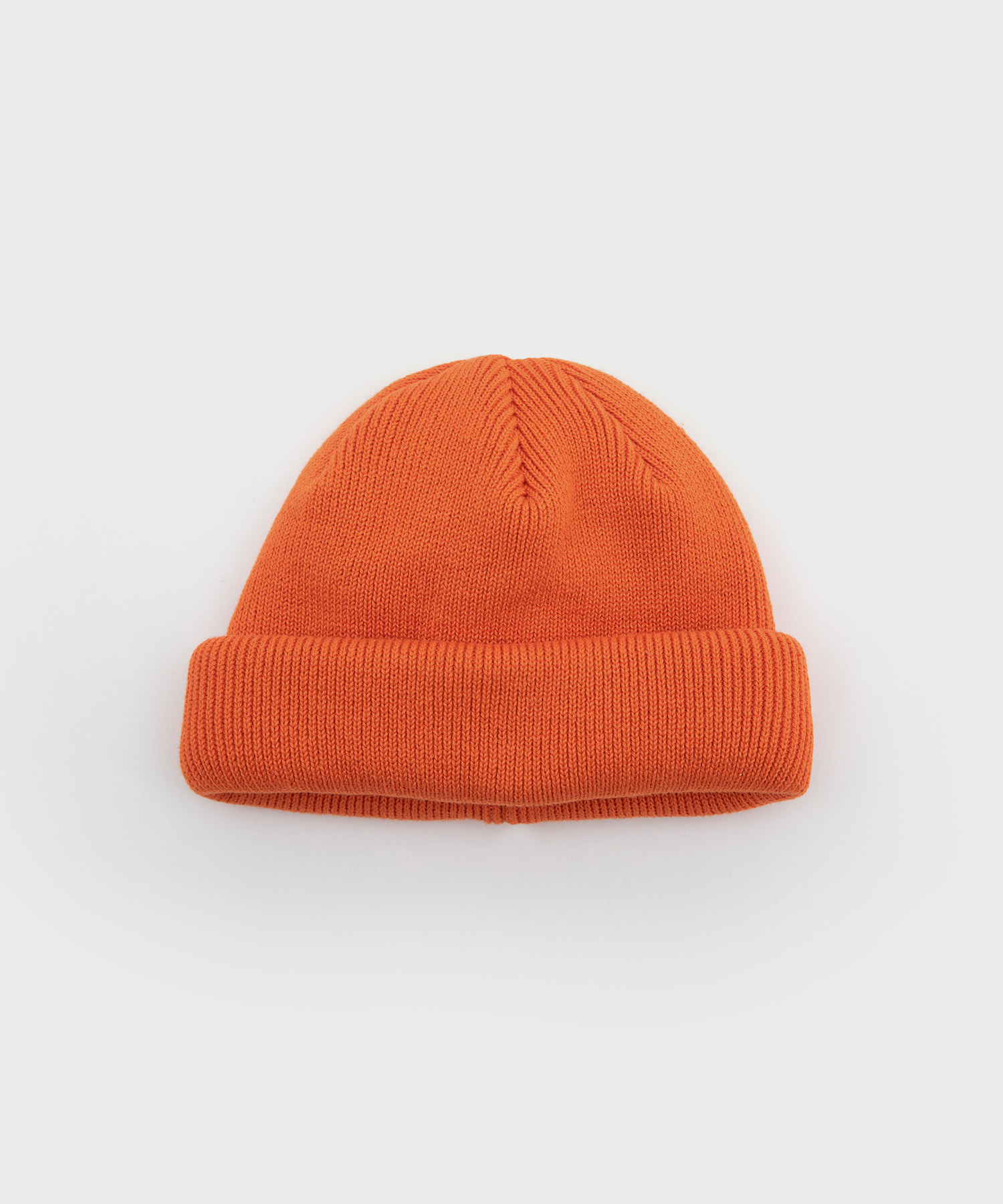 Roll Knit Cap (Orange)