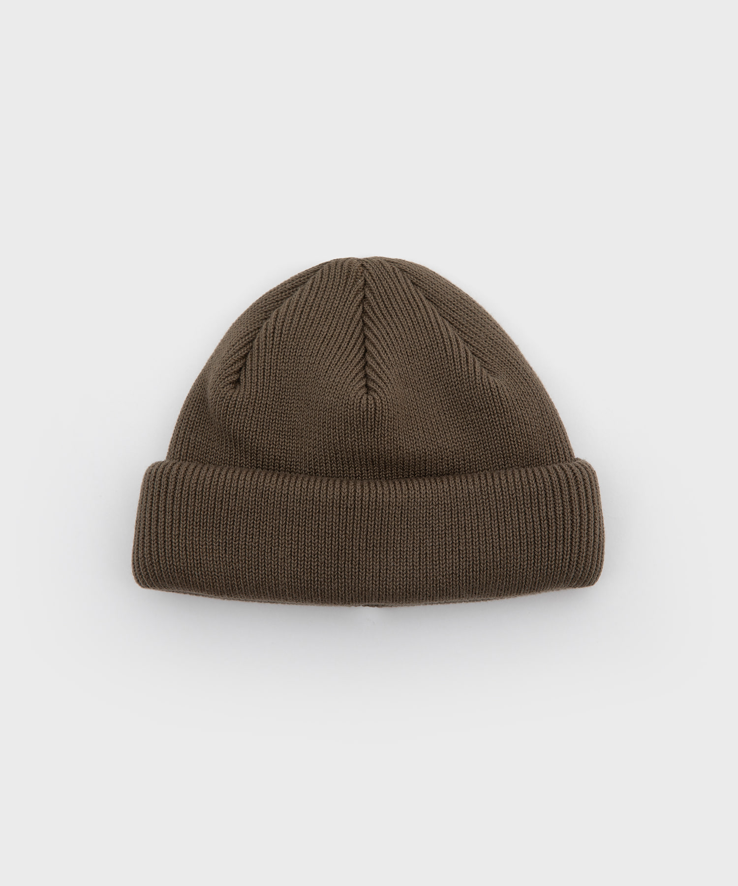 Roll Knit Cap (Olive)