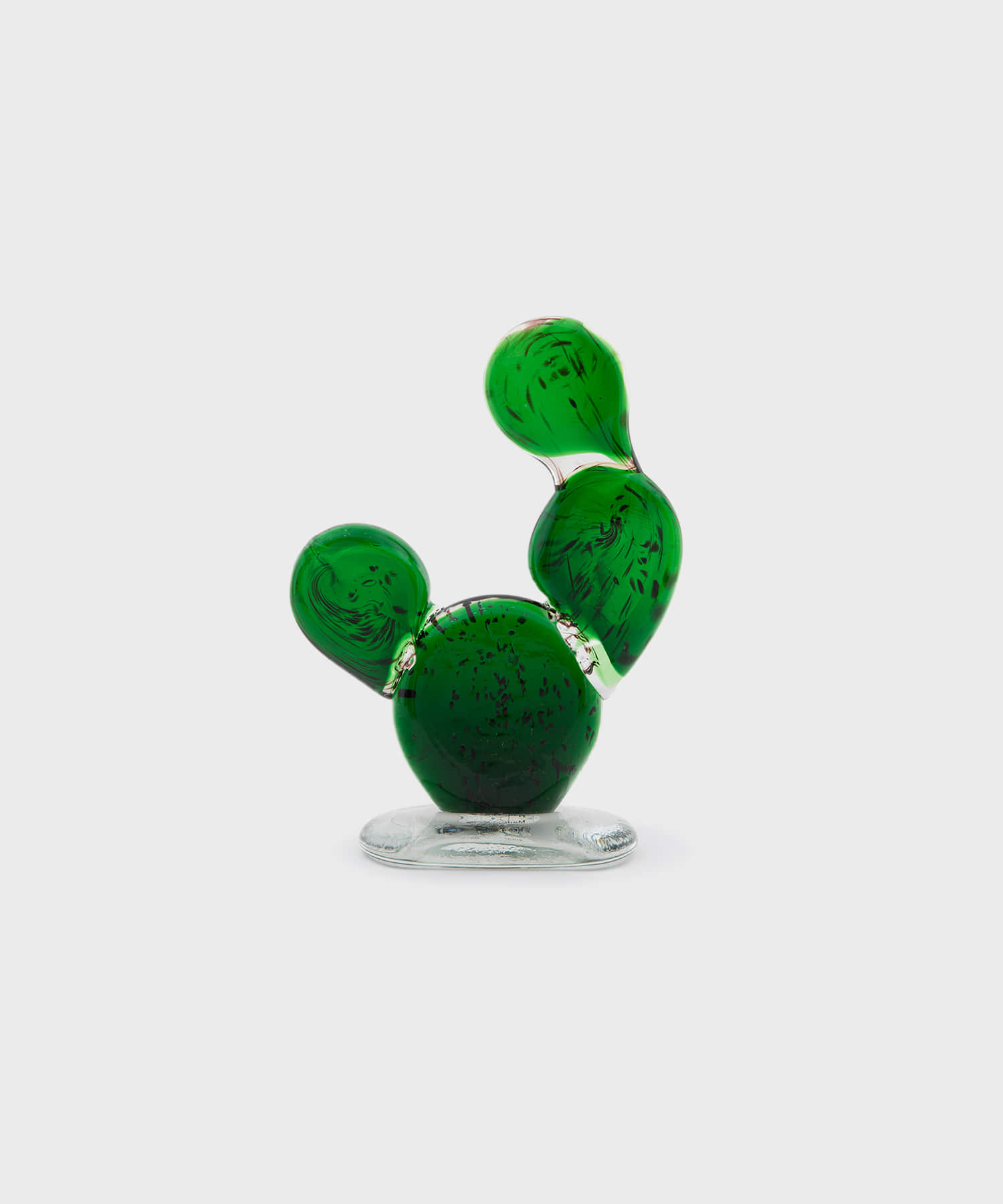 Cactus Glass Ornament (Round Fan M)