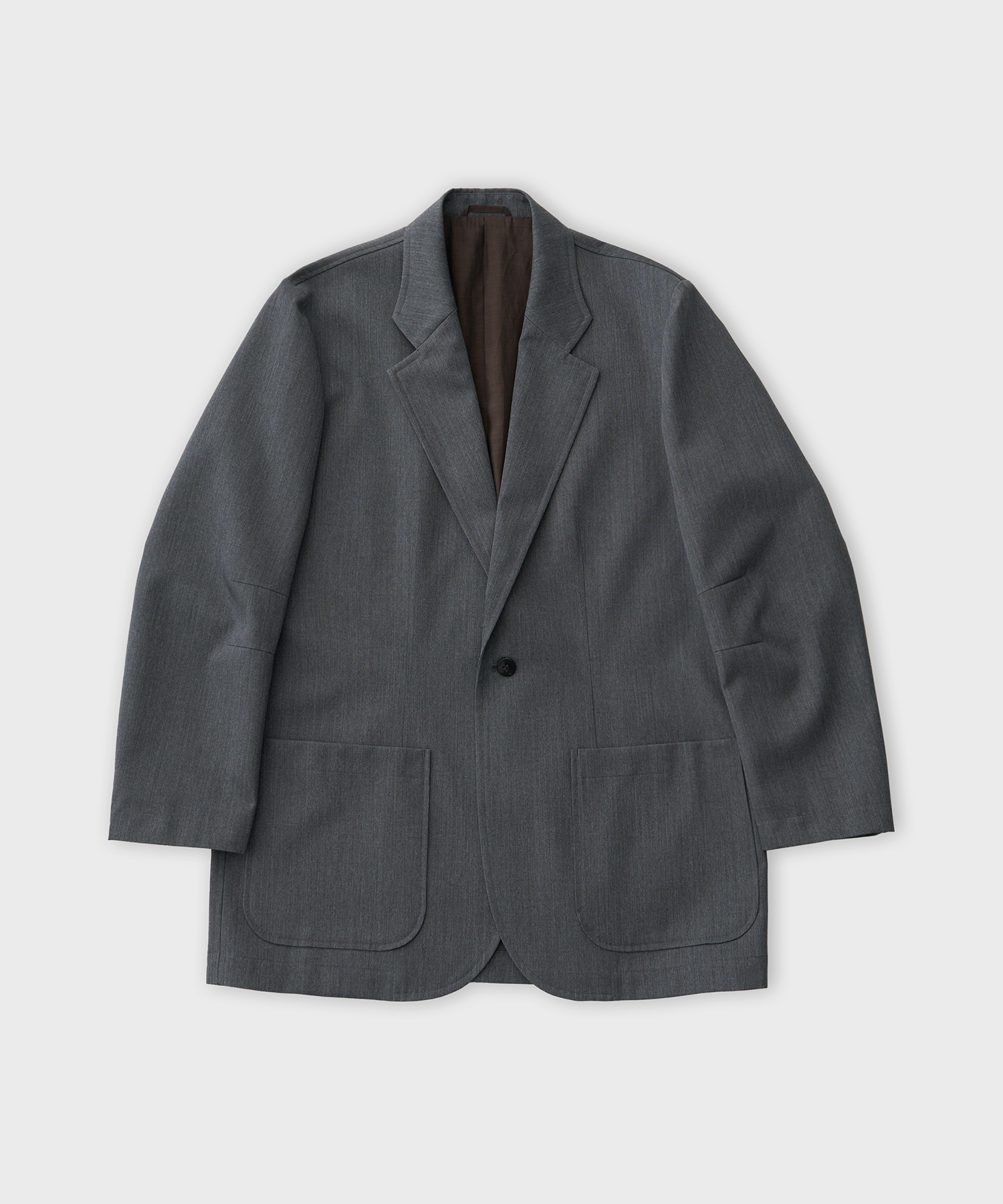 Wool Vist Tailored Jacket (Gray)