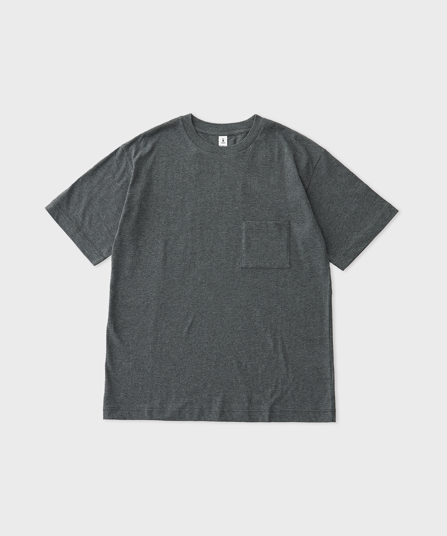 Loose Fit S/S Pocket Tee (Charcoal)