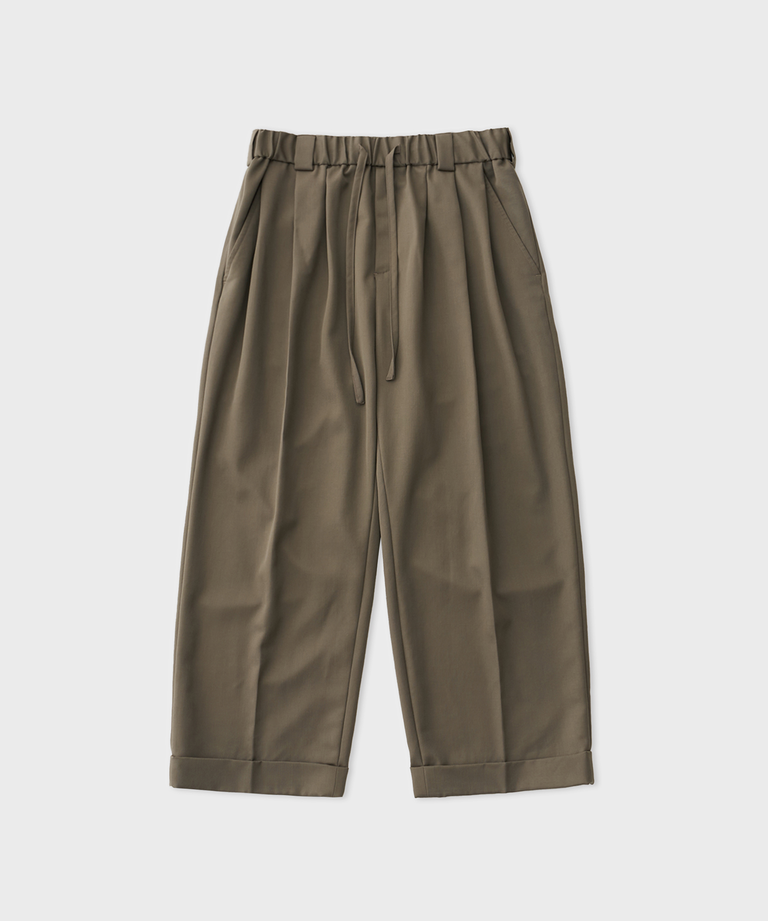 Wide Easy Trousers (Gray)