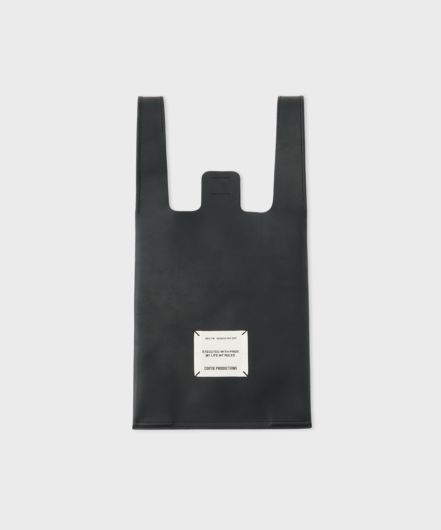 Leather C-Store Bag (Black)