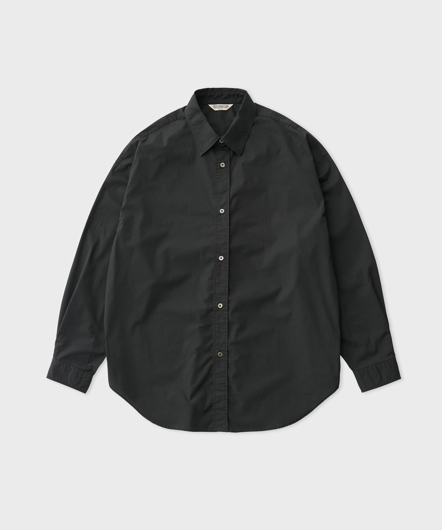Comfortable Broad L/S Shirt (Black)