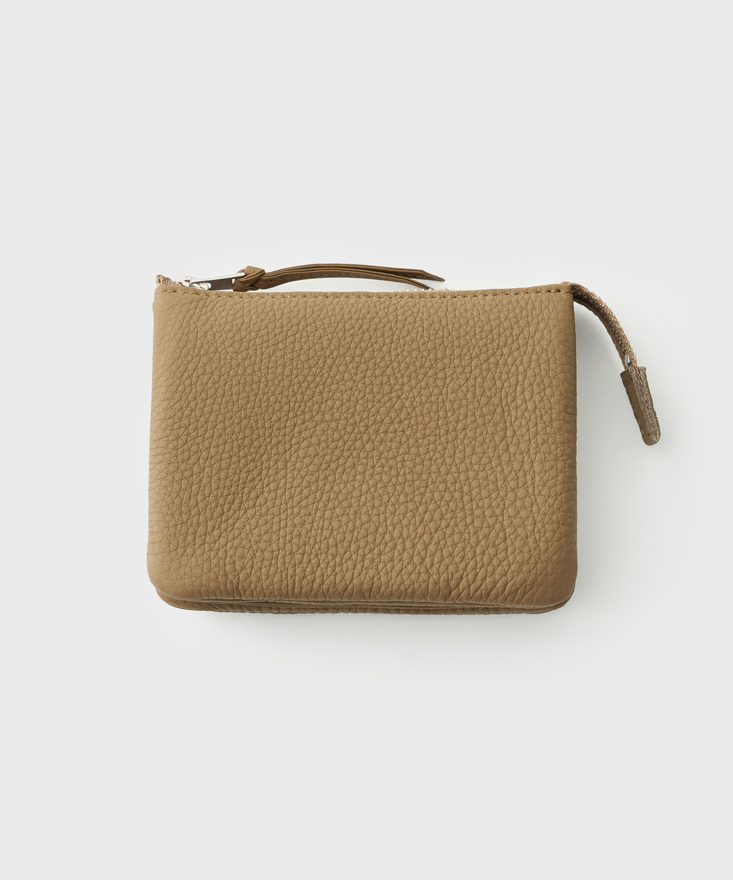 Bubble Calf Utility Wallet (Taupe) M
