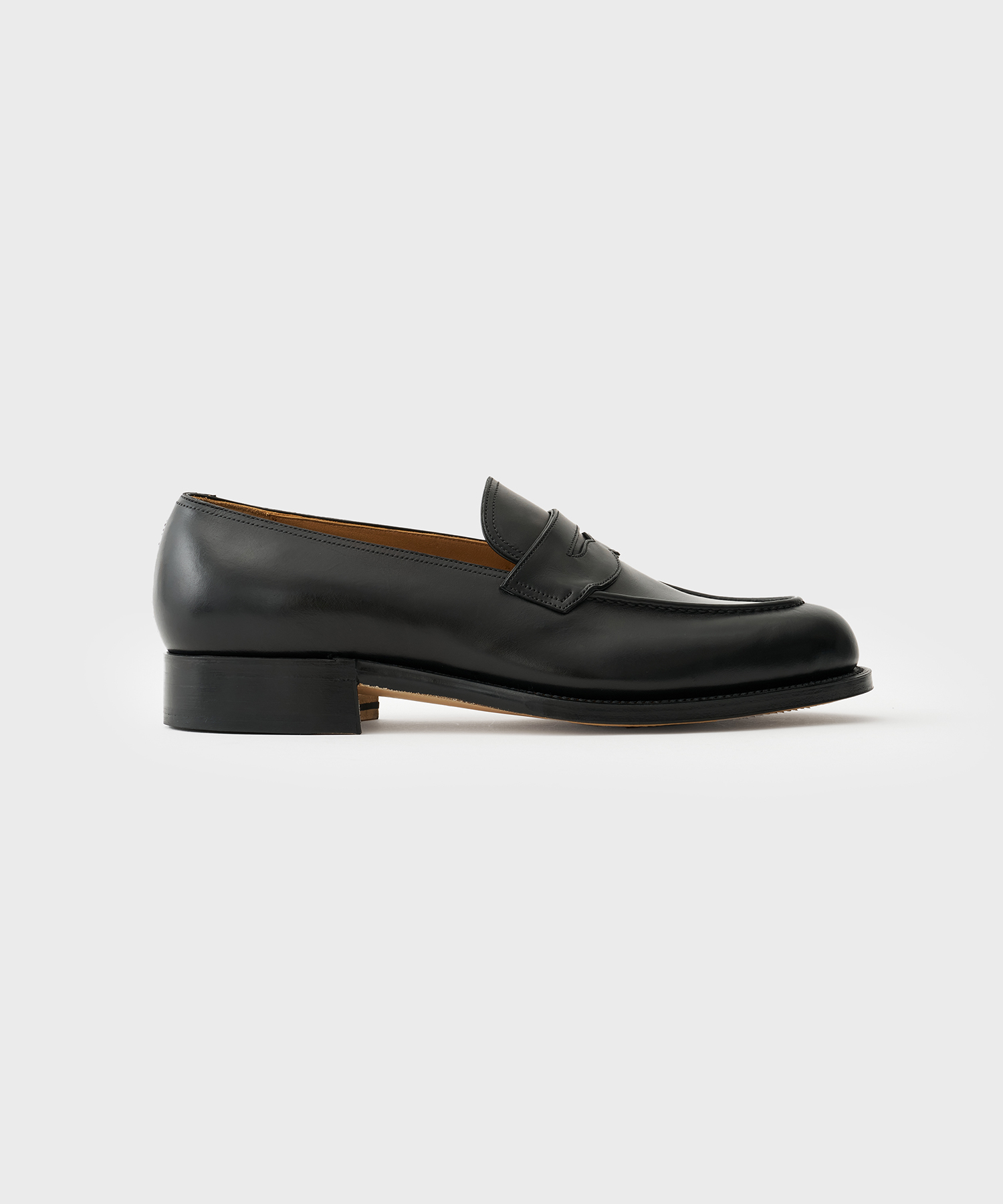 Calf Good Year Welted Loafer (Black)