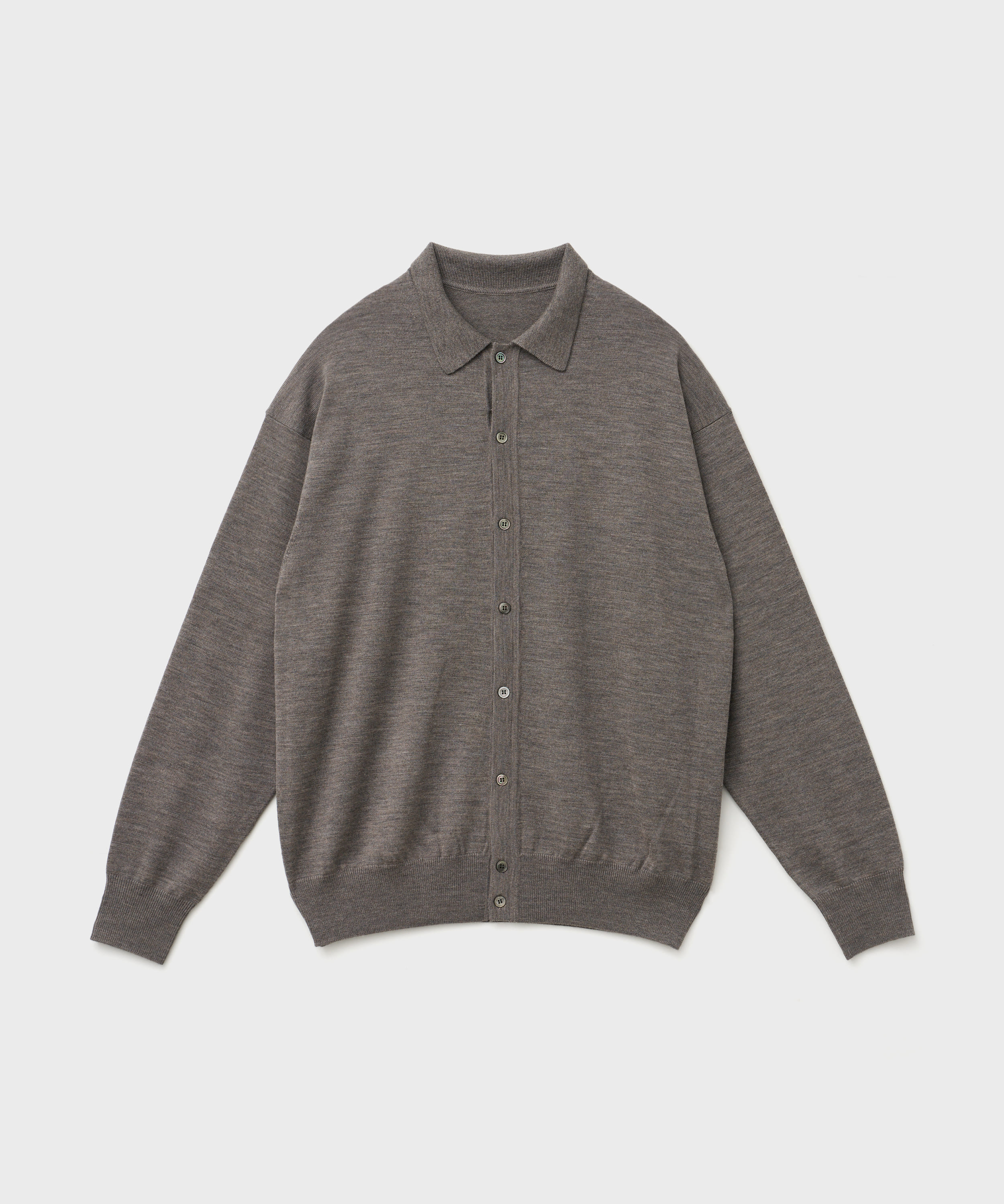 Knit Shirt L/S (Gray)