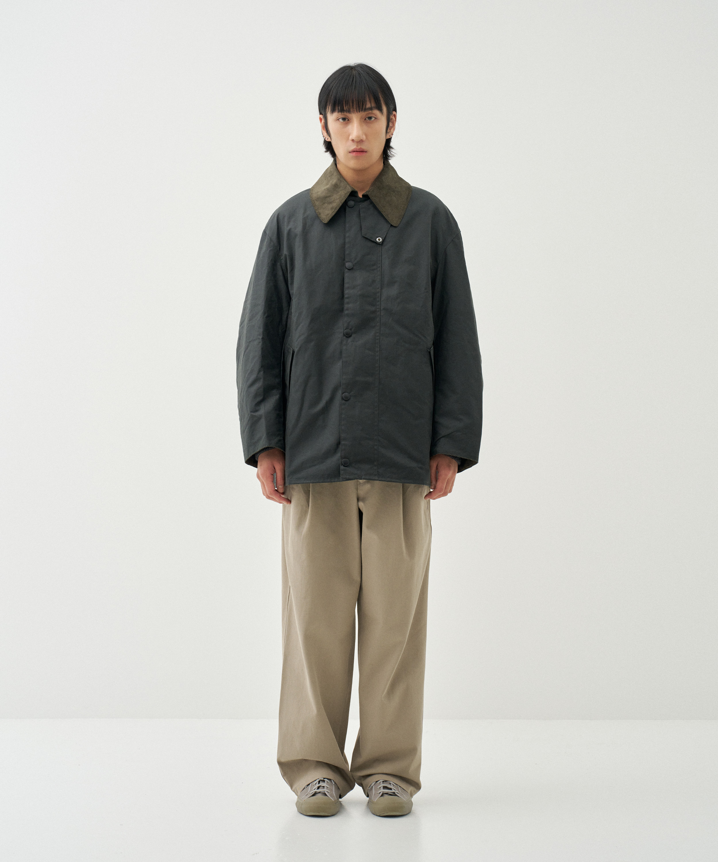 Oversized Coverall Jacket (Green)