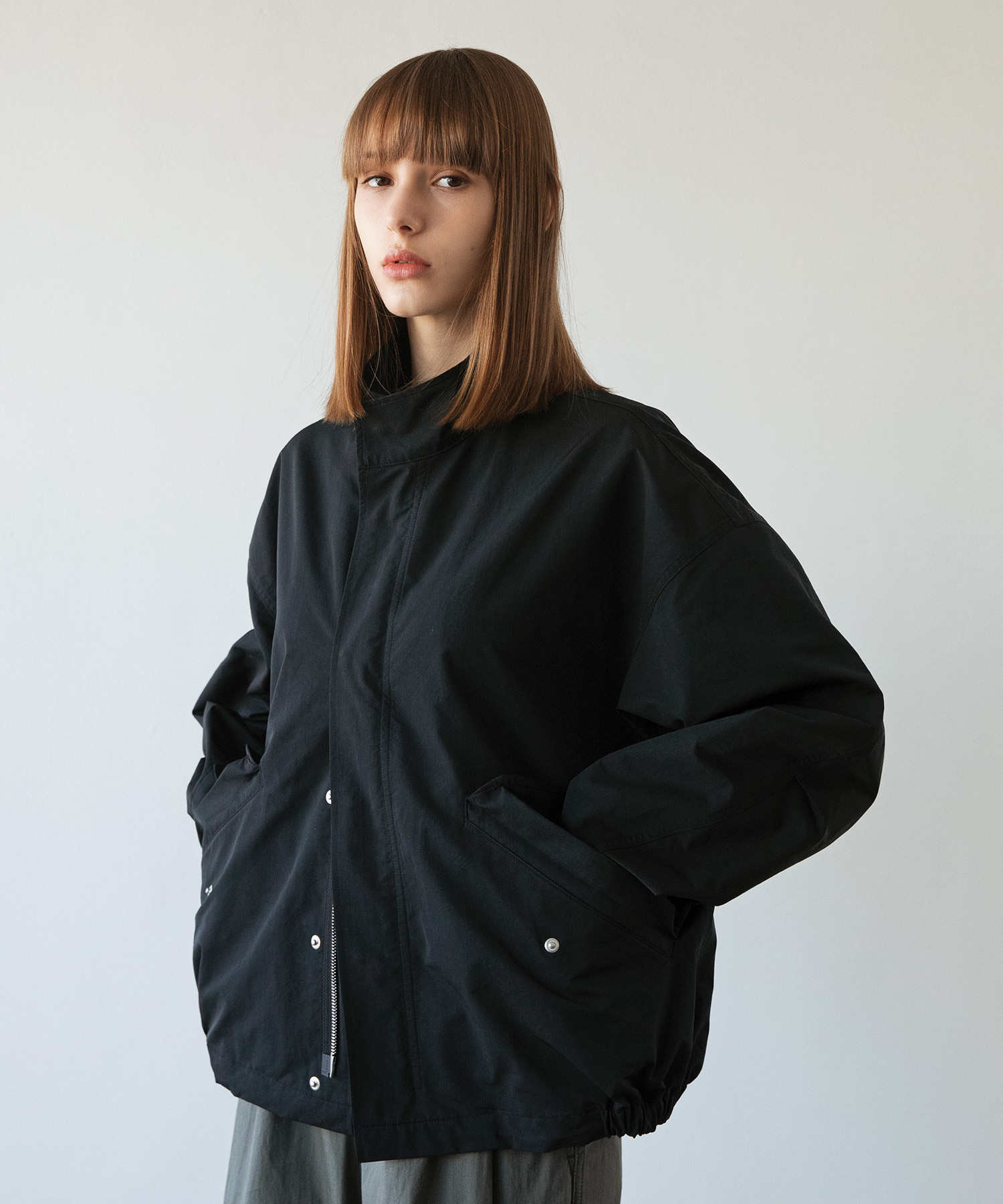 22SS Women Neo Short Mods Jacket (Black)