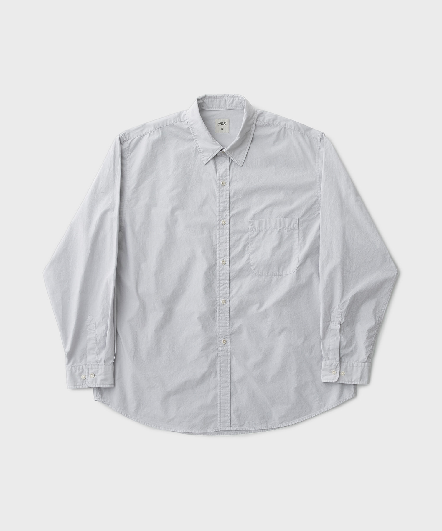 22SS Bold Garment Shirt (Dove Gray)
