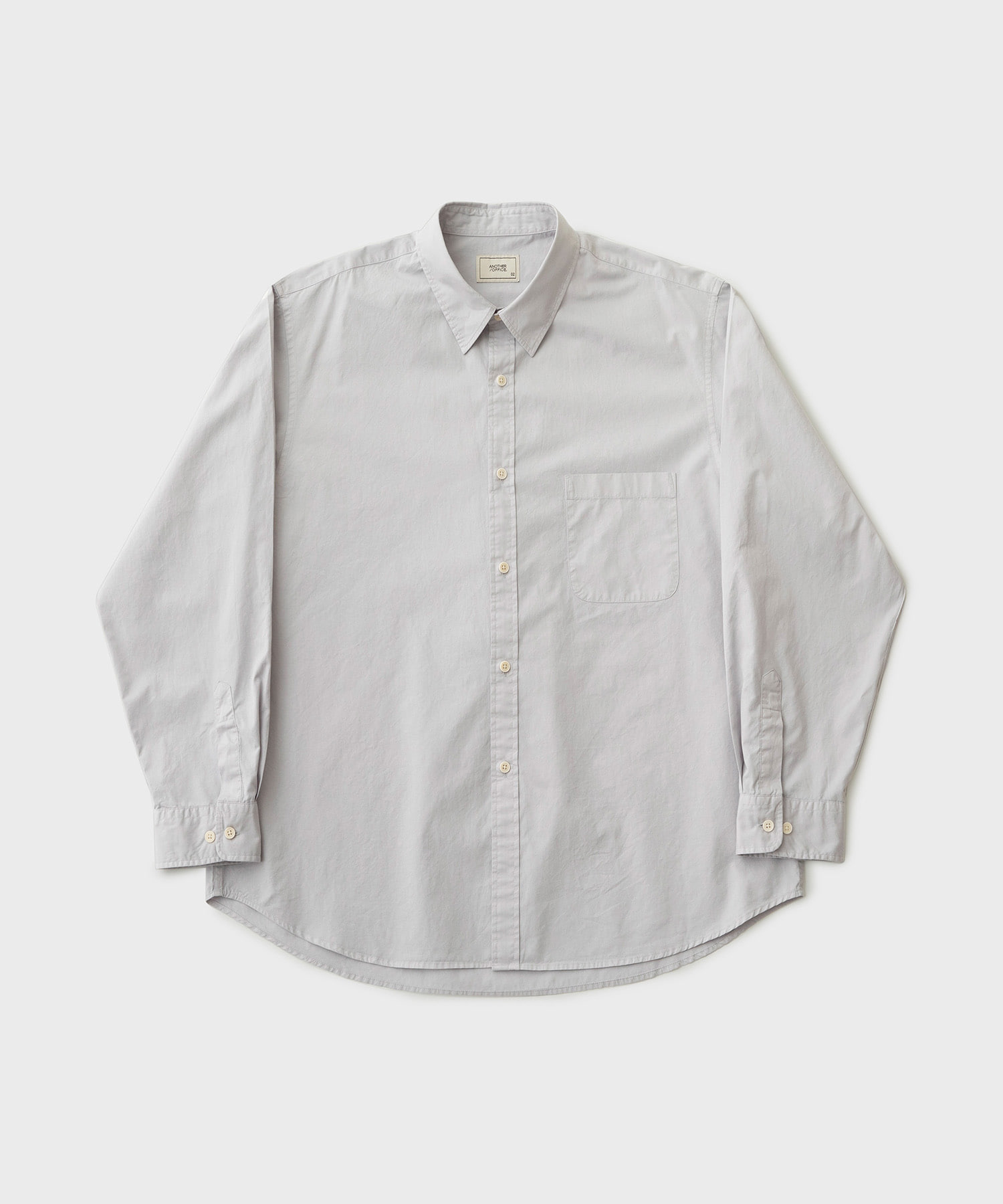 22AW Bold Garment Shirt (Dove Gray)
