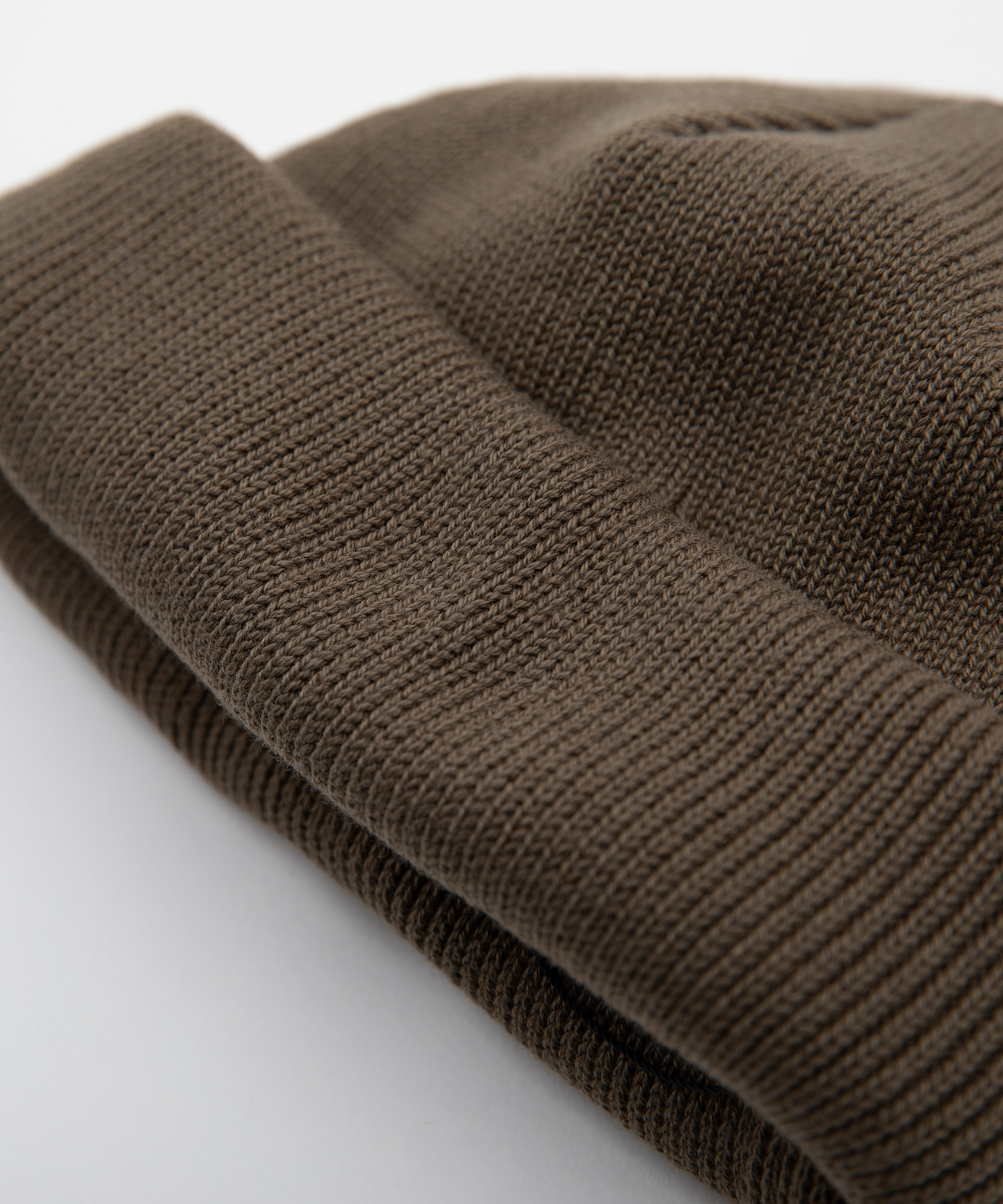 Roll Knit Cap (Olive)