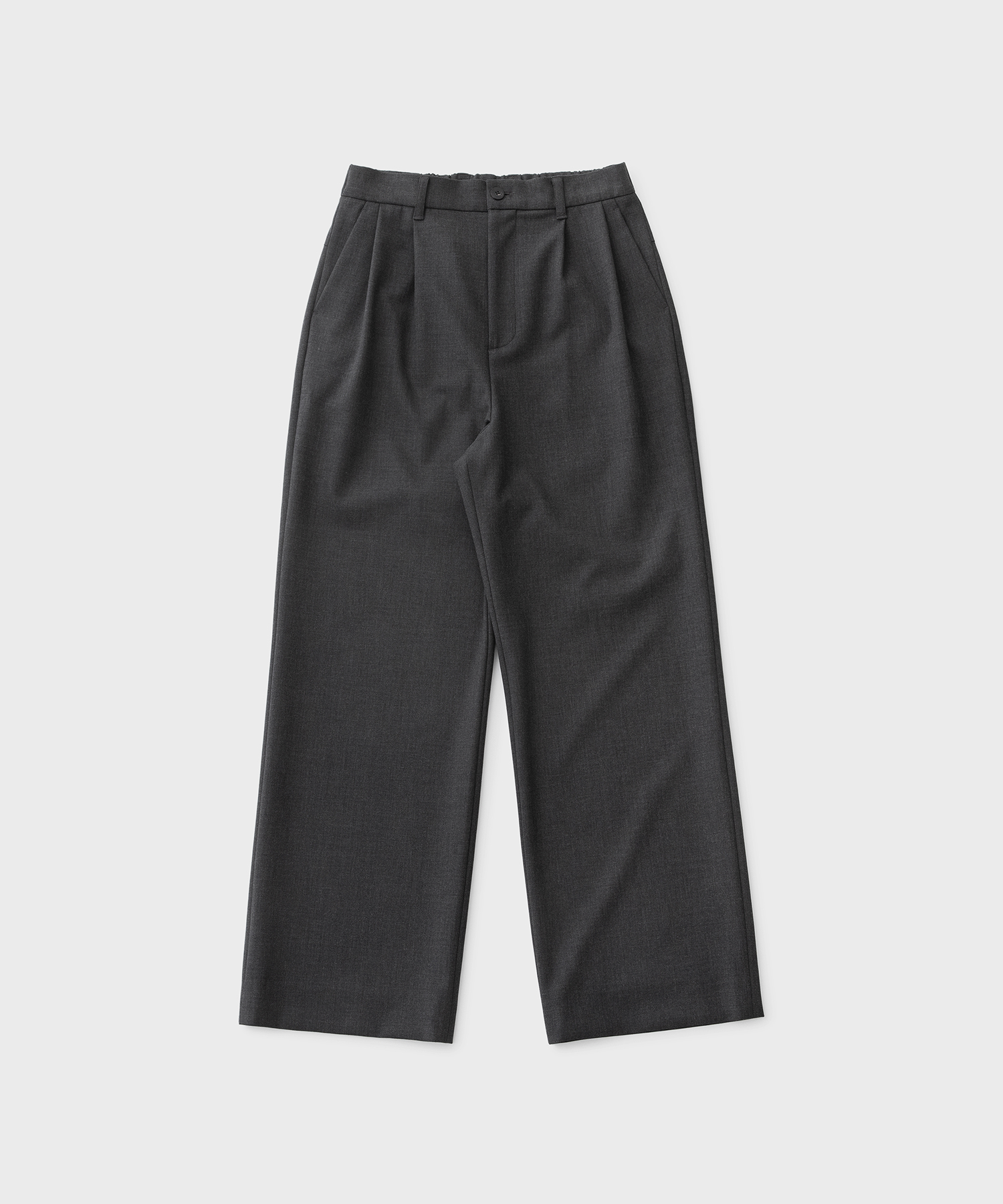 23SS Ample Wide Pants (Heather Charcoal)