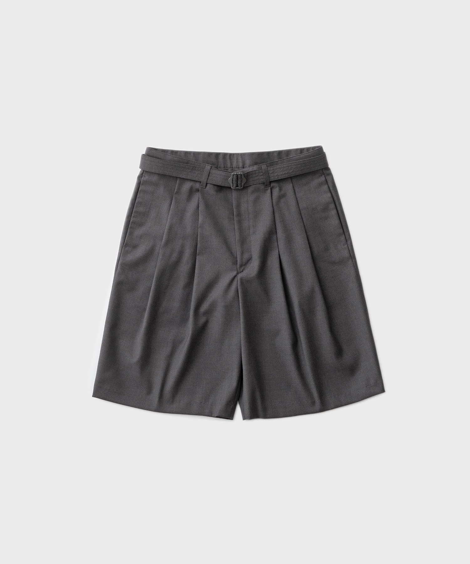 23SS Hemingway Belted Shorts (Heather Gray)