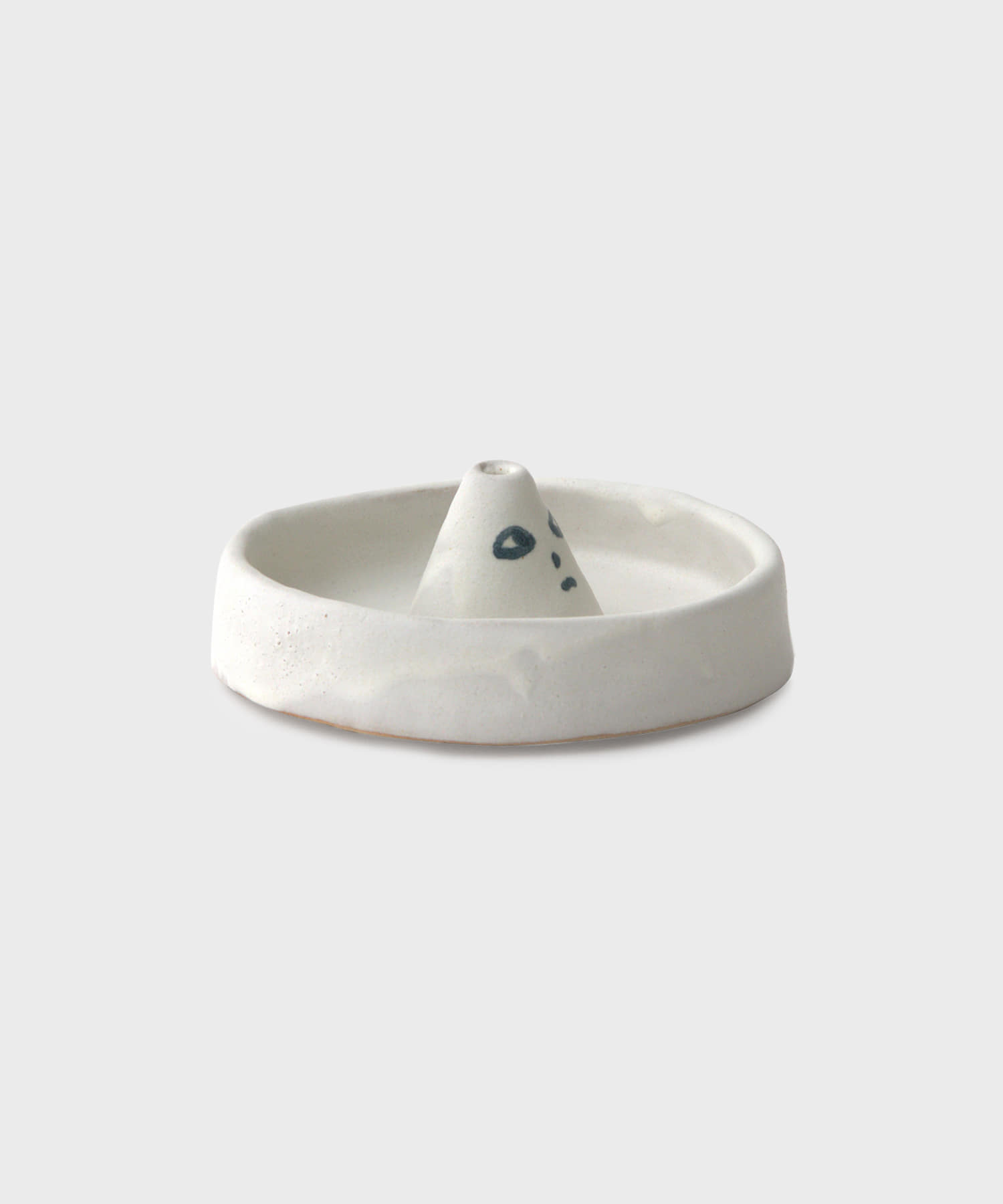 Conic Head Incense Holder with Saucer