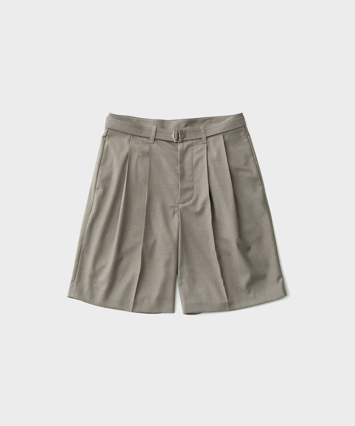 23SS Hemingway Belted Shorts (Bamboo)