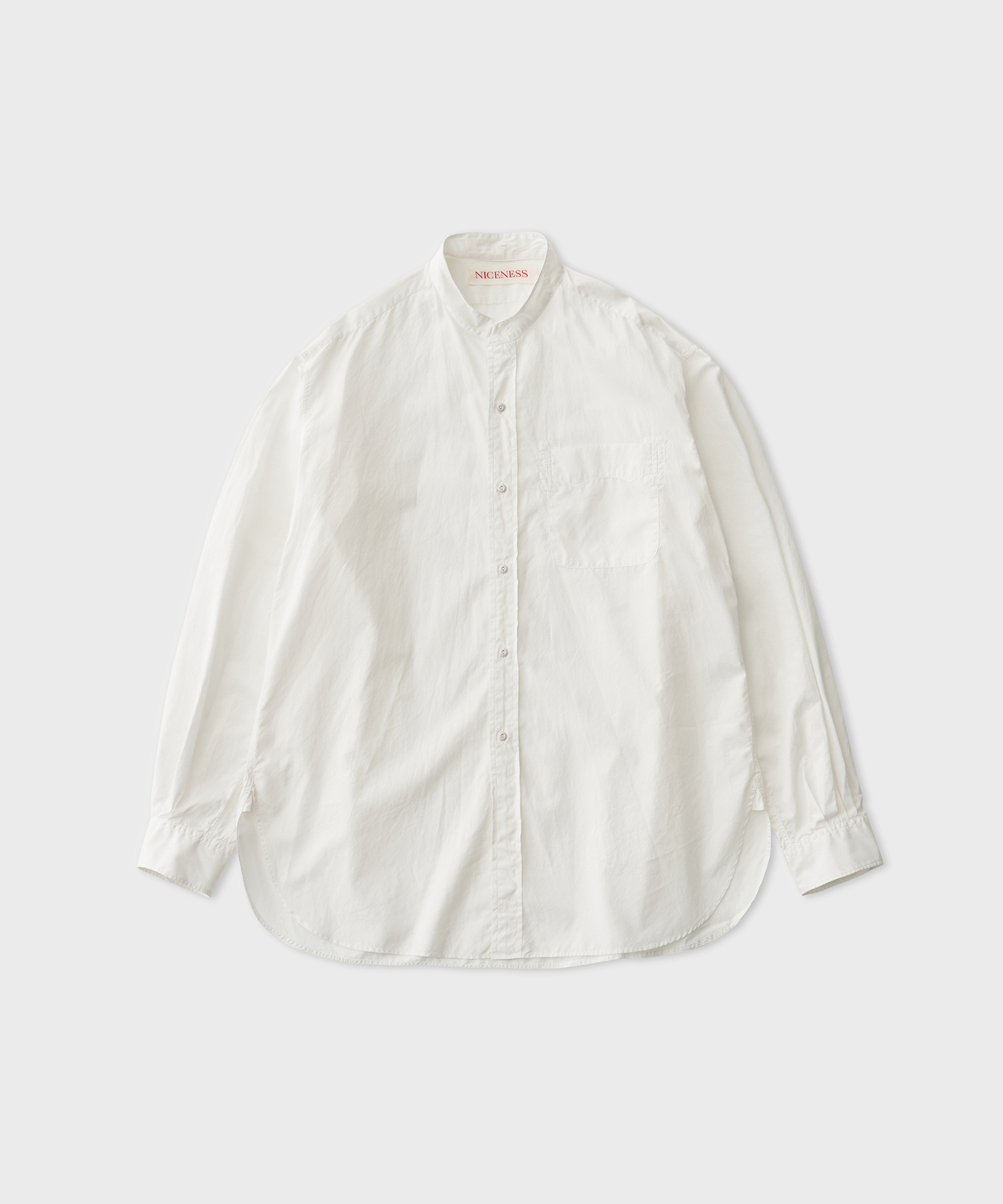 D.D.S Detachable Collar Dress Shirt (White)