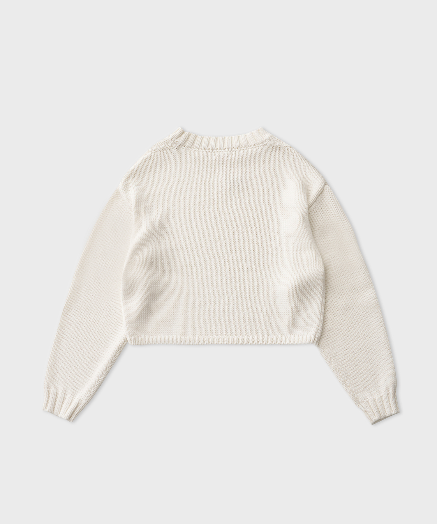 Roving Cotton Sweater (White)