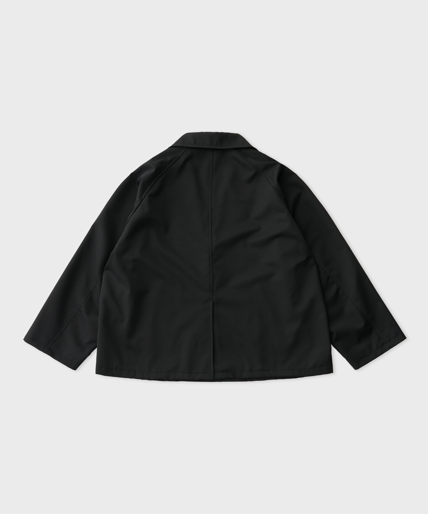 Oversized Welt Pocket Jacket (Black)