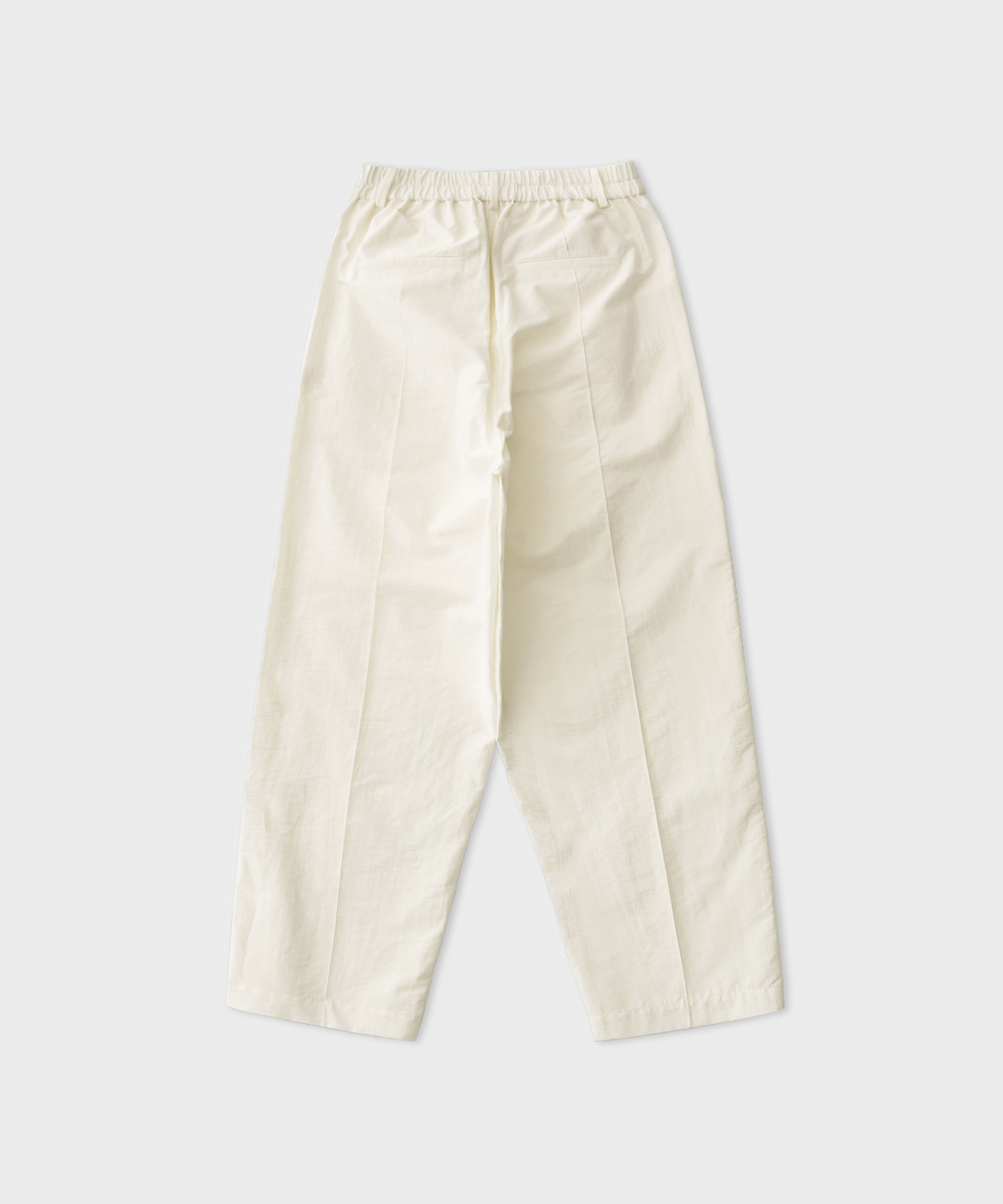 Draped Tailoring Pants (White)