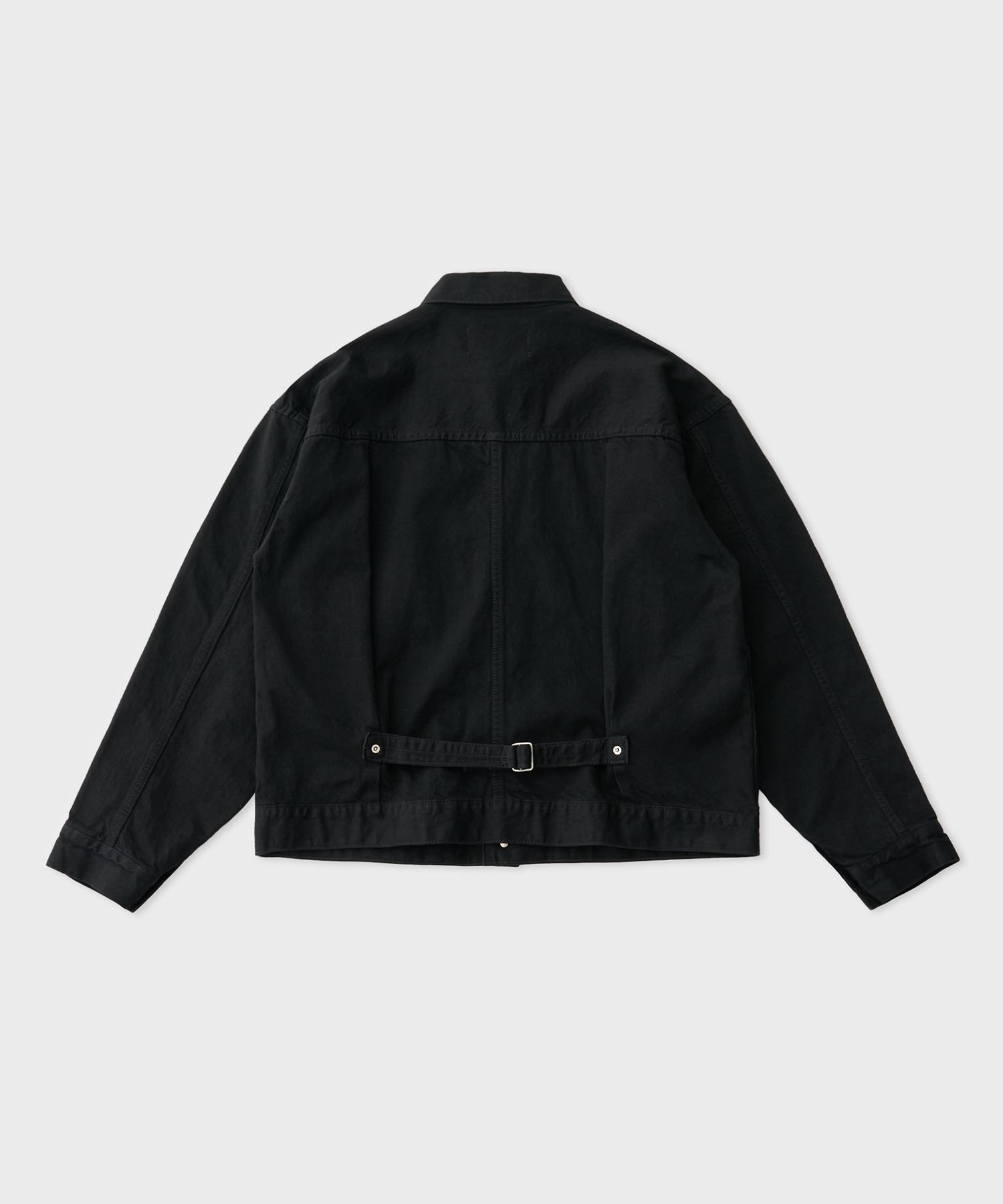 1st Type Black Denim Jacket (Black)