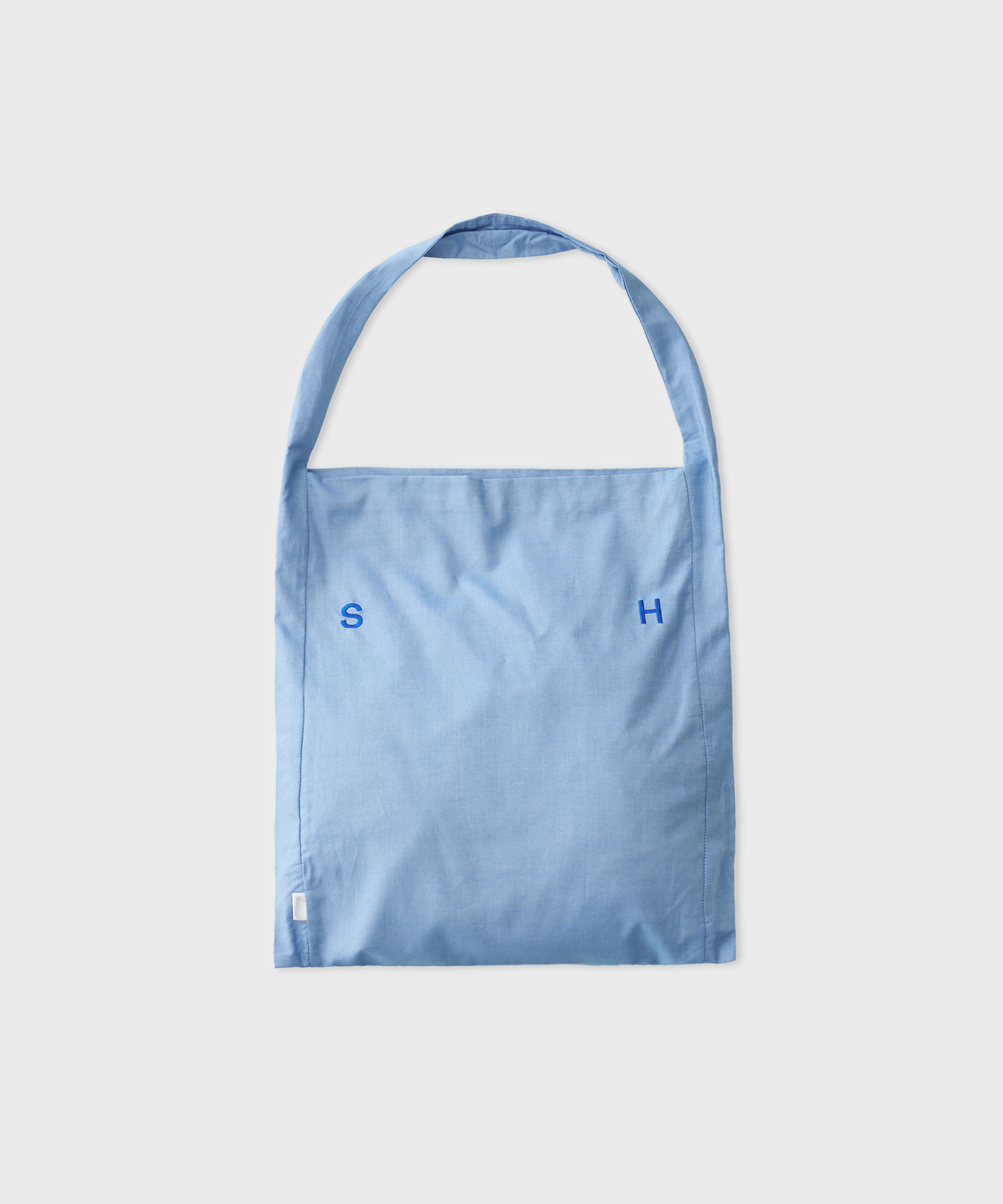 Shoulder Chambray Bag (Blue)