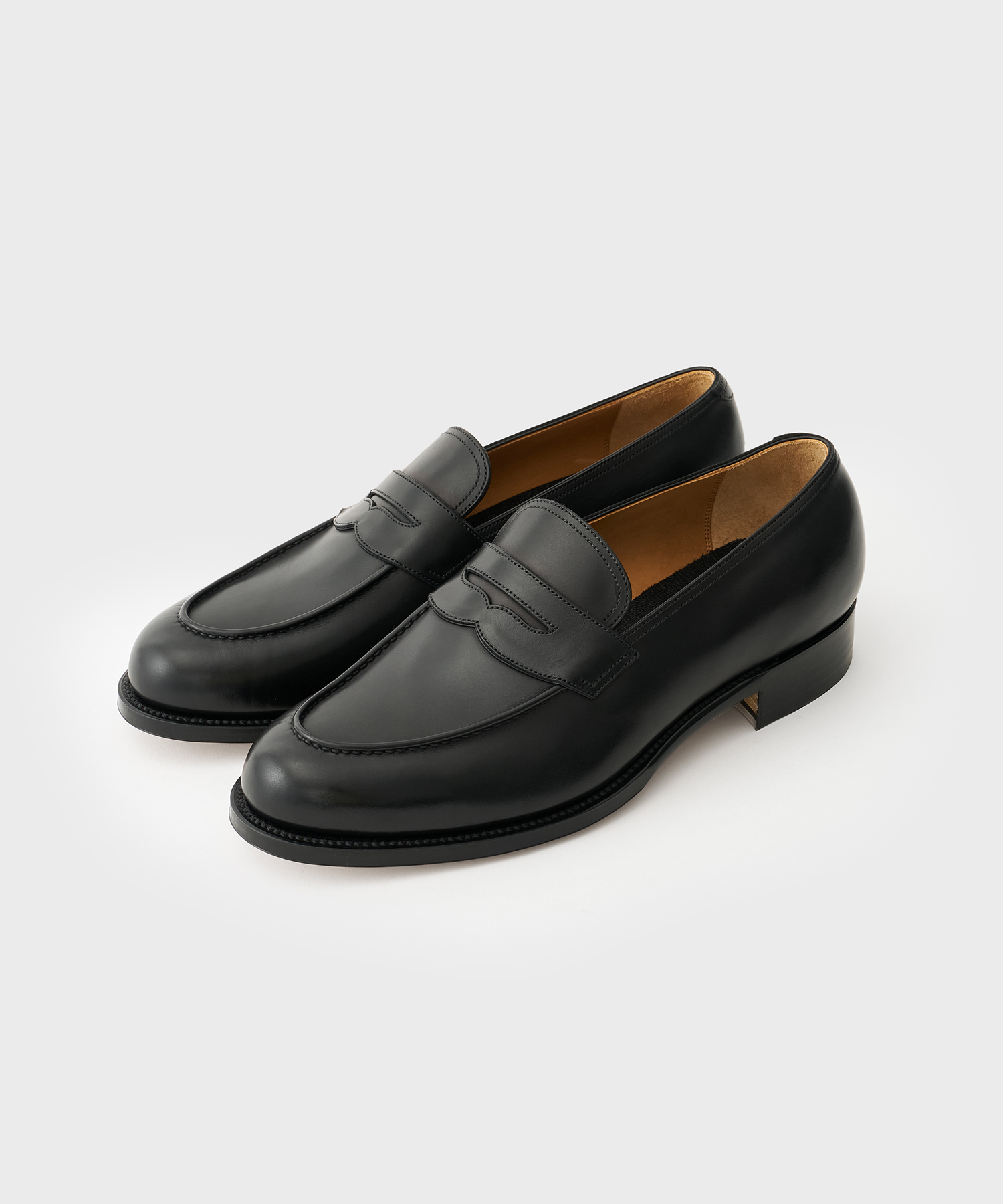 Calf Good Year Welted Loafer (Black)