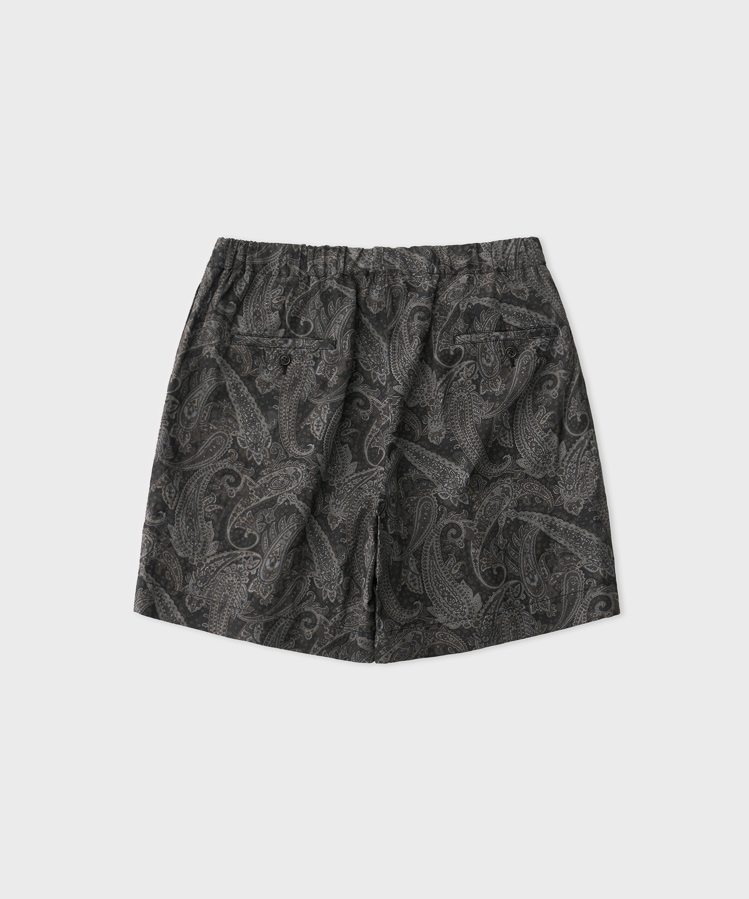 Paisley Baggy Shorts (Gray)