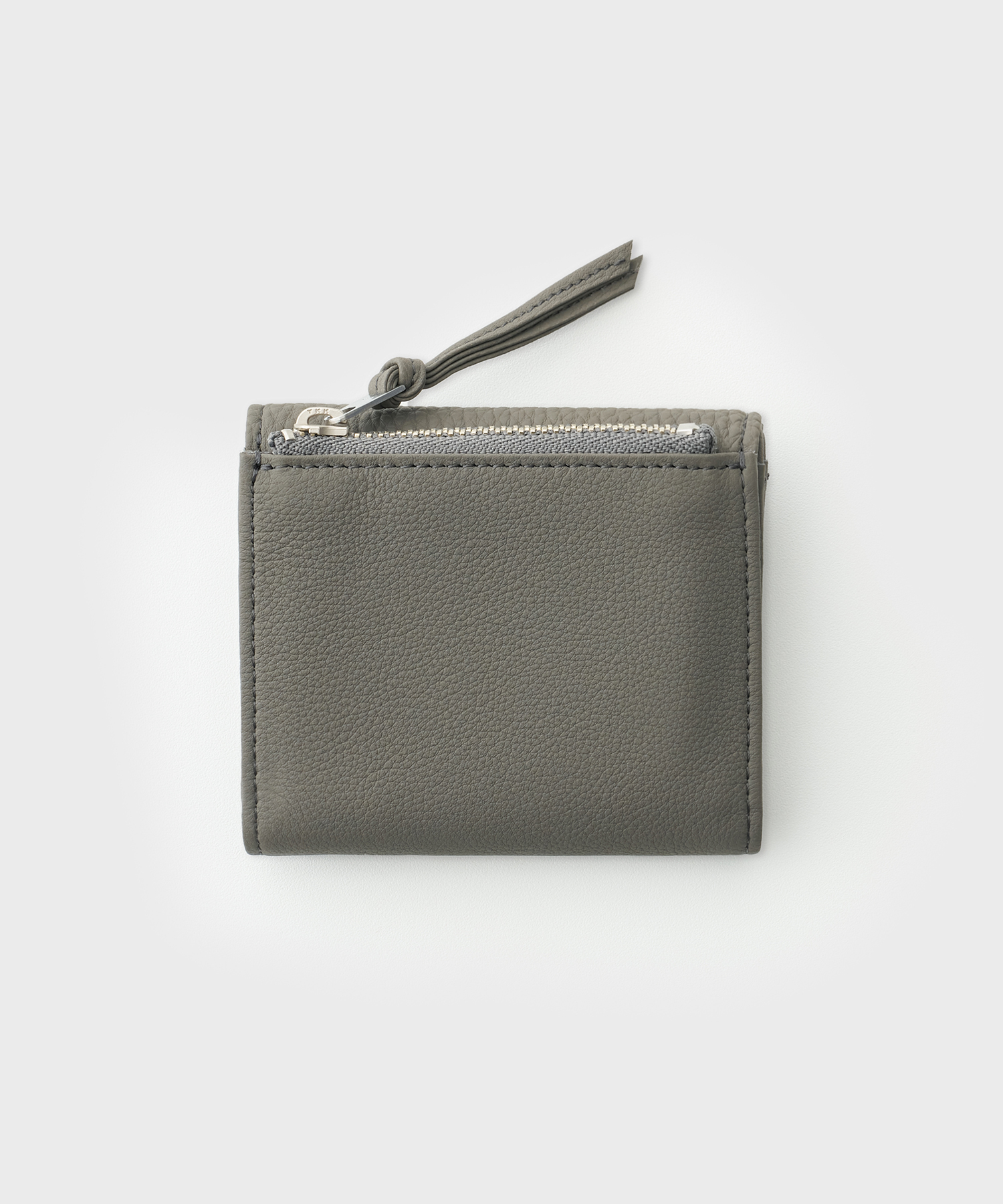 Bubble Calf Mini Wallet (Gray)