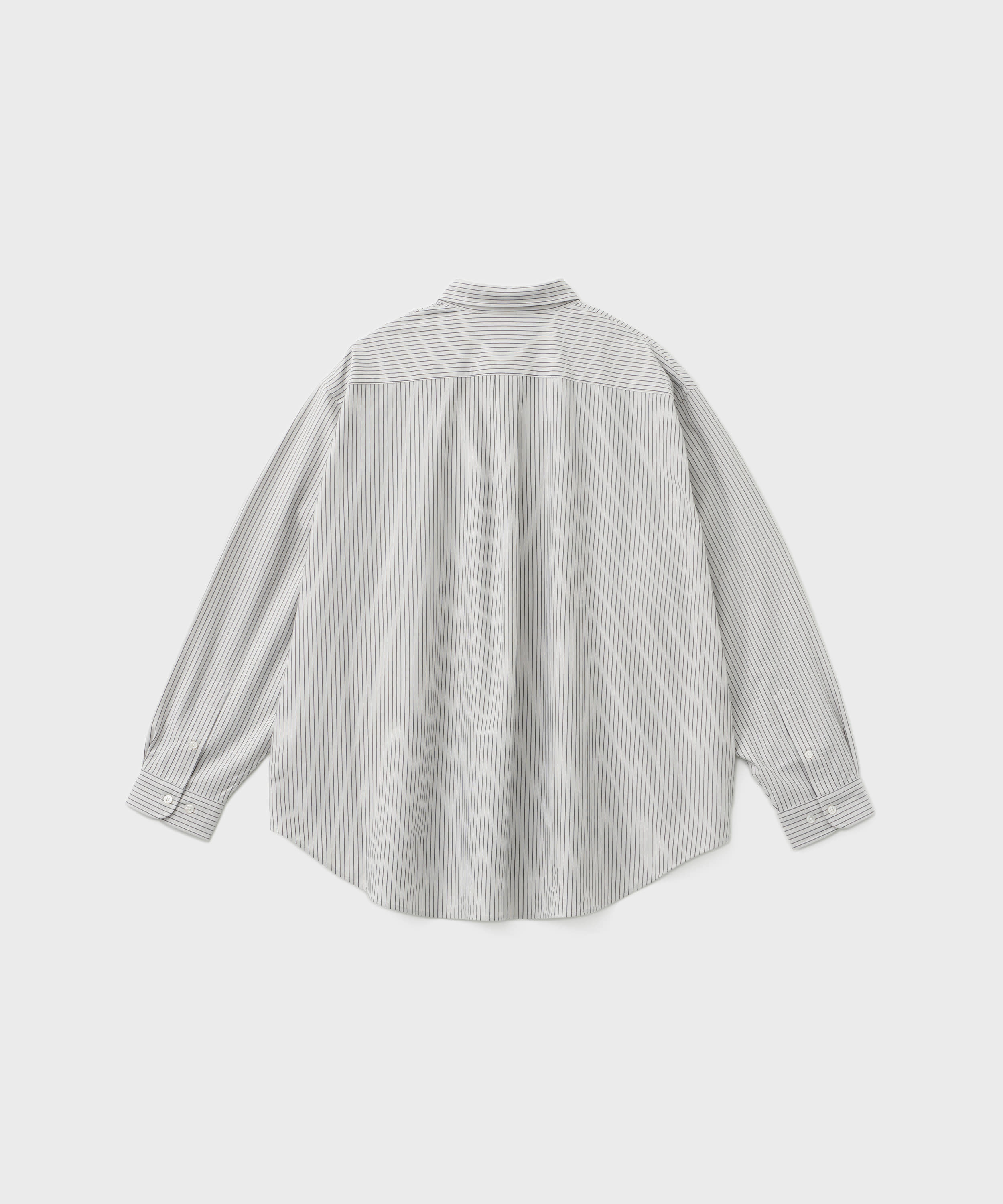 Pencil Stripe Dress Jersey Shirt (Gray)