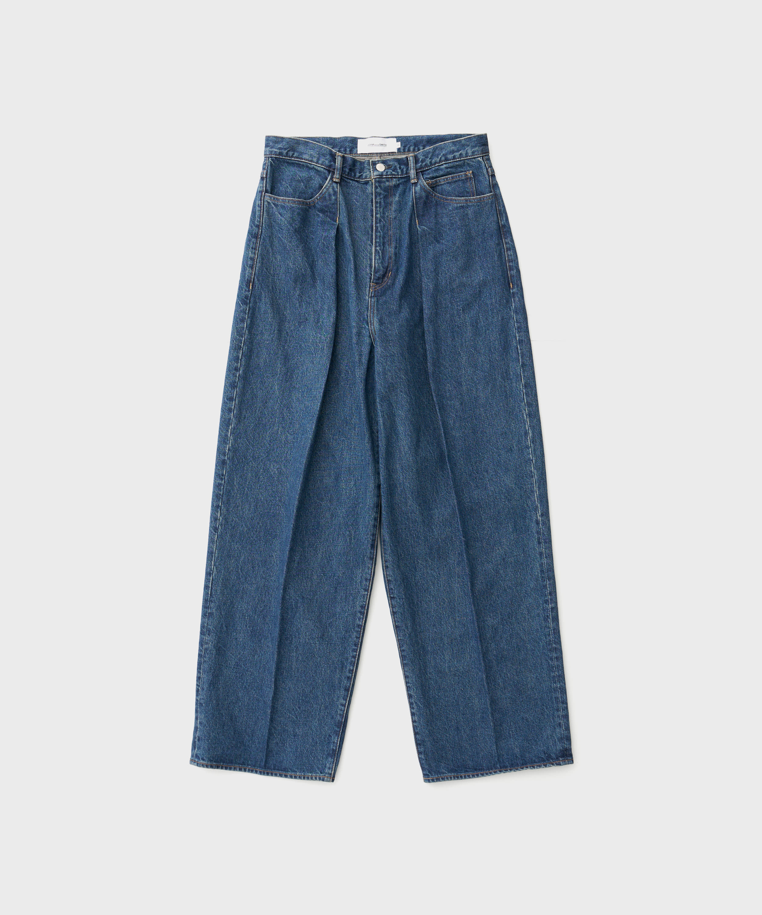 14.5oz Denim In Tuck Comfort Tapered Pants (Vintage Wash)