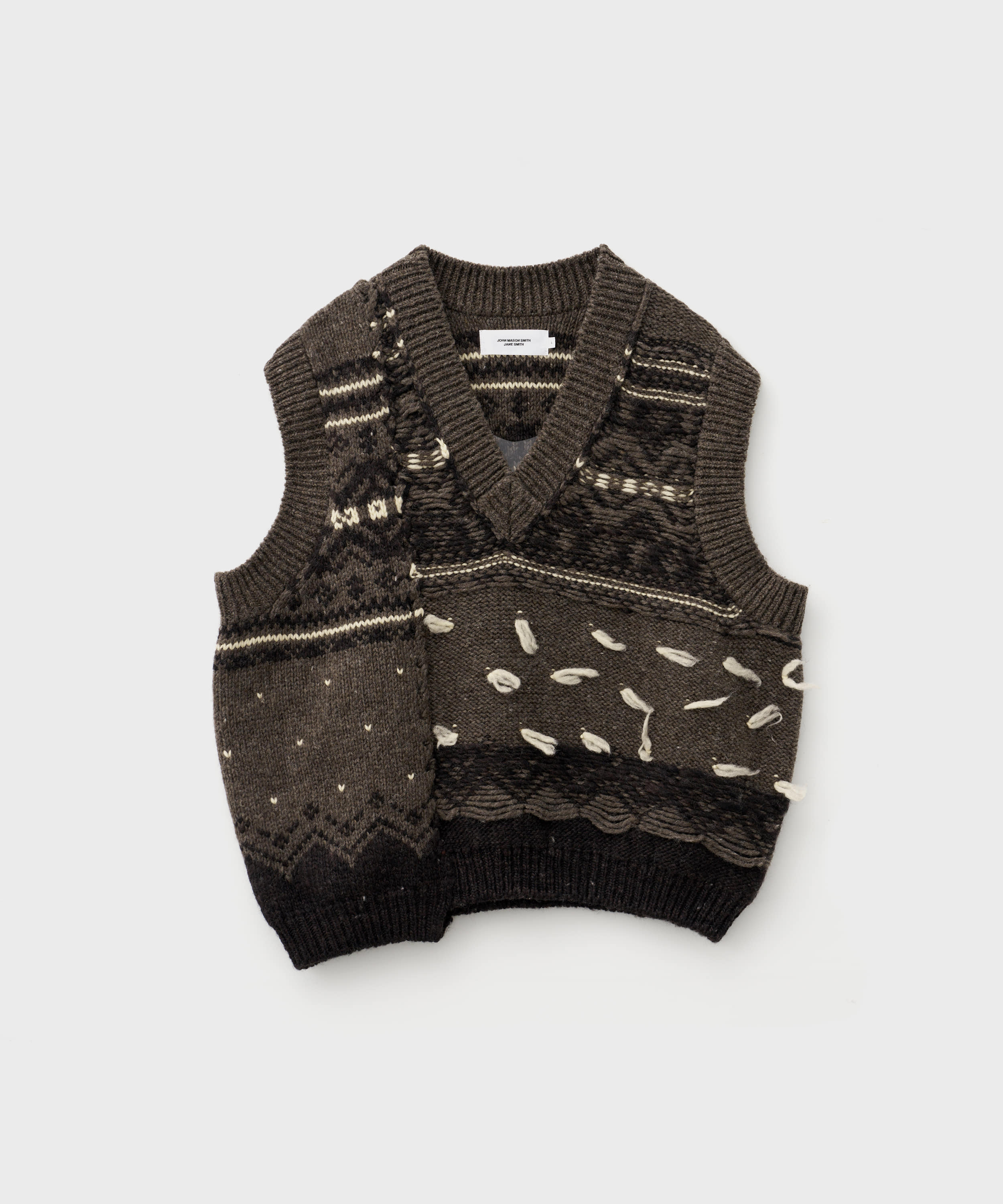 3G Oversized Canadian Sweater Vest (Brown)